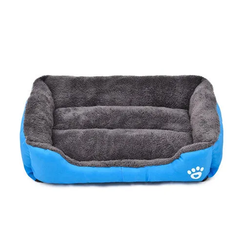 Pet Dog Bed Warming Dog House Soft Material Pet Nest Candy Colored Dog Fall and Winter Warm Nest Kennel For Cat Puppy 5 Colors