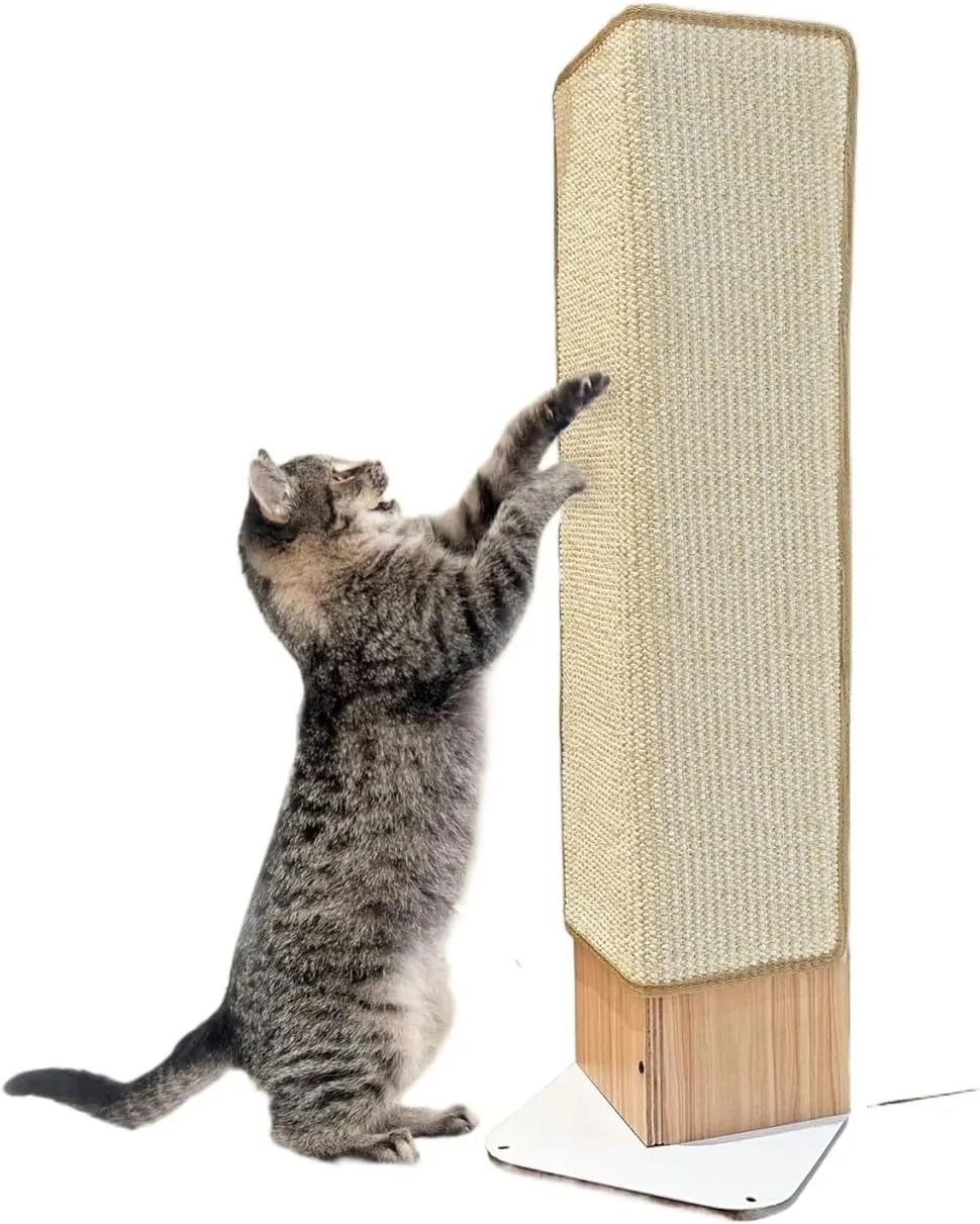 Practical L-Shaped Sisal Cat Scratching Board, Artificial Pet Scratching Board, Suitable for Indoor Pets Suitable for Indoor Pets(Corner Scratcher)
