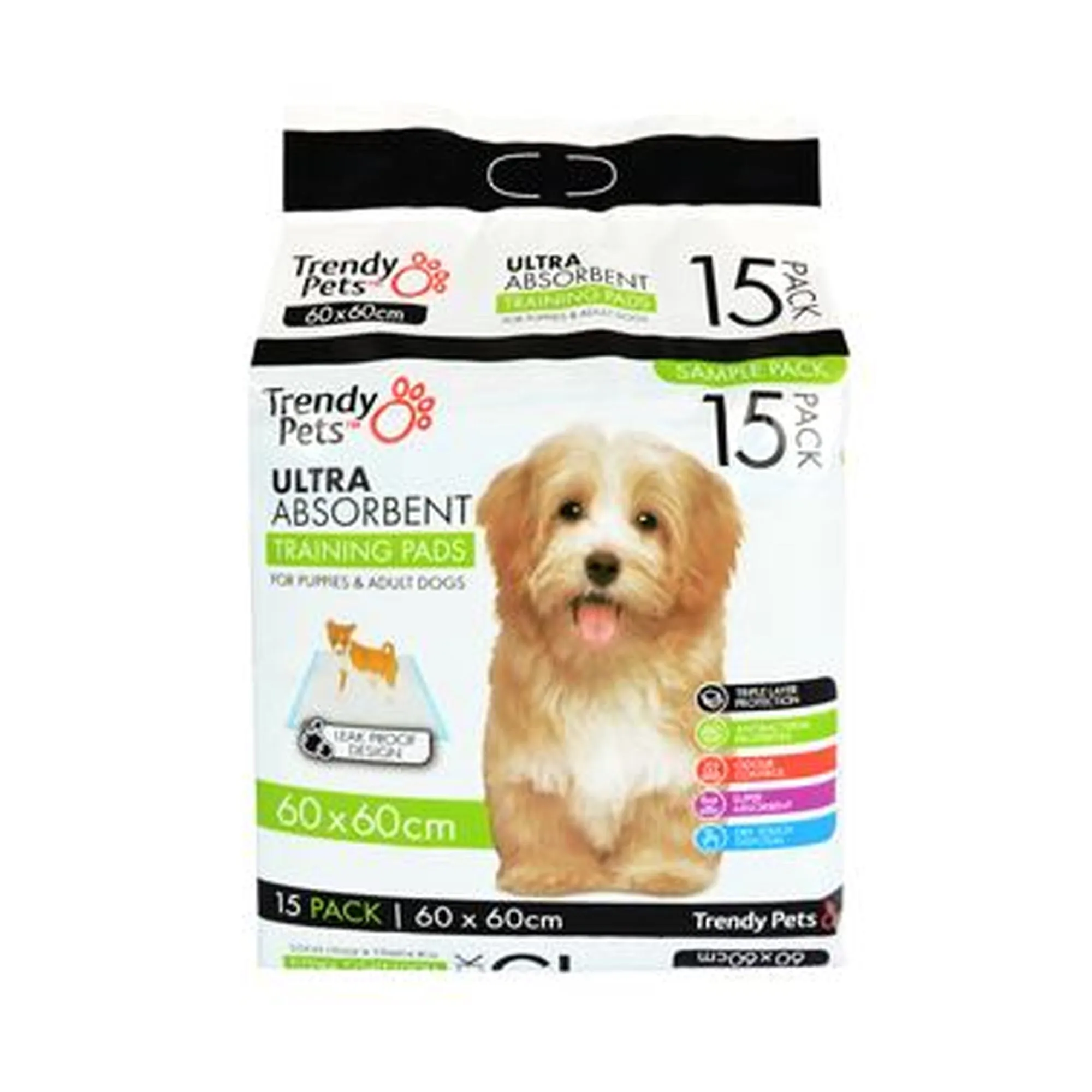 Puppy Training Pads Adult Dog Cat Bulk Large 60x60cm Absorbent White Leak Proof