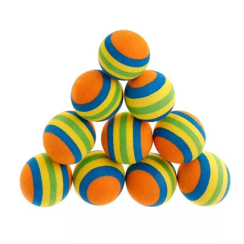 Rainbow Foam Cat Balls
