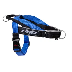 Rogz Utility LetzGo Personalised Harness Blue Med/Lge=^._.^=^^^
