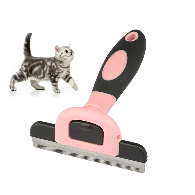 Self Cleaning Slicker Removes Hairs Soft Brush Comb