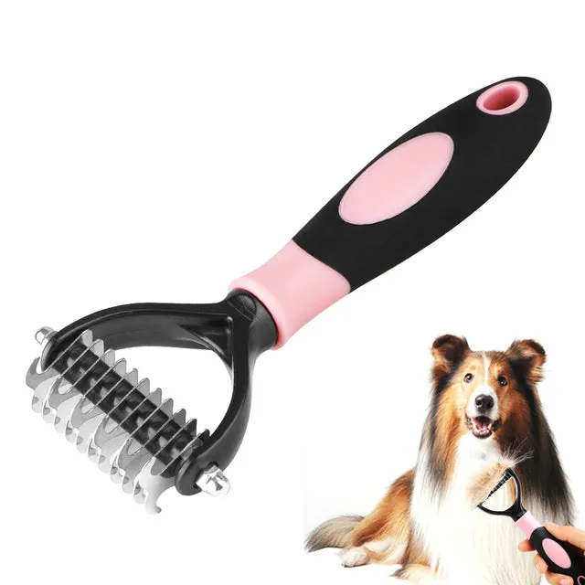 Self Cleaning Slicker Removes Hairs Soft Brush Comb