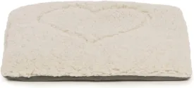 SmartyKat Crinkle Cloud Plush Cat Bed, Machine Washable, Randomly Selected Color - Cream OR Gray, One Size