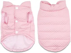Soft Warm Small Dog Coats Lightweight Pet Dog Winter Jackets for Small Medium Dogs Puppy Cold Weather Coat Pet Girl Clothes, Pink, Small