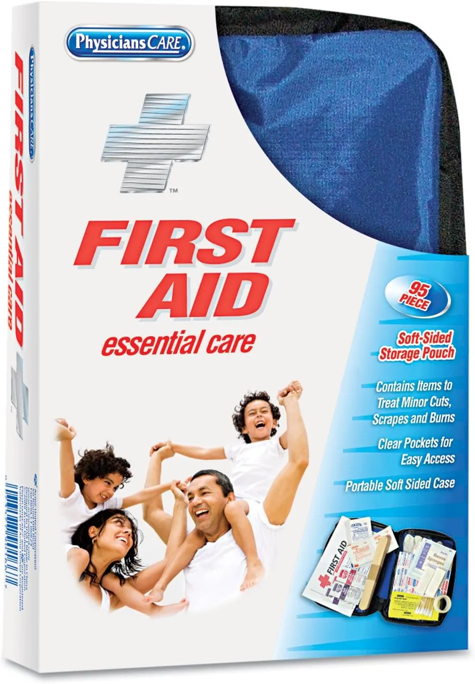 SoftSided First Aid Kit for up to 10 People Contains 95 Pieces