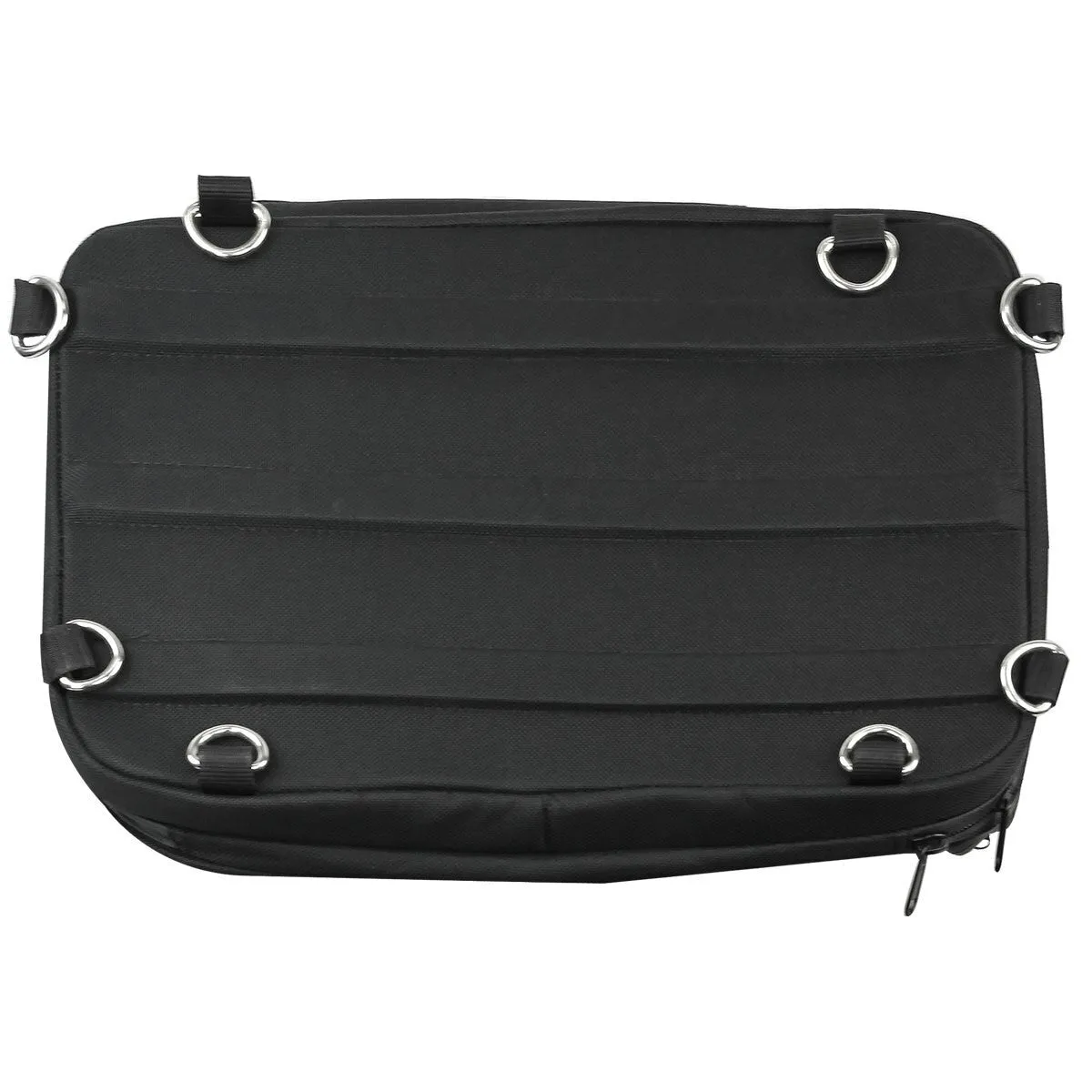 Vance SB526 Black Heavy Duty Motorcycle Pet Carry Luggage Touring Travel Sissy Bar Rack Bag