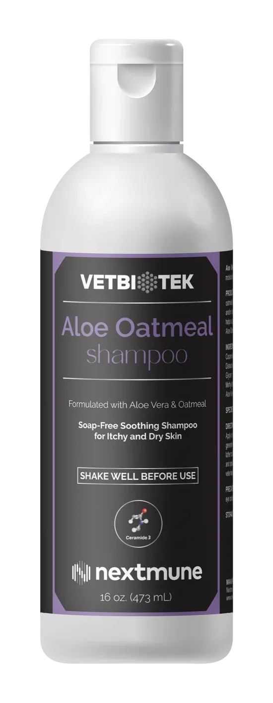 VetBiotek Aloe & Oatmeal Soothing Soap-Free Shampoo For Pets