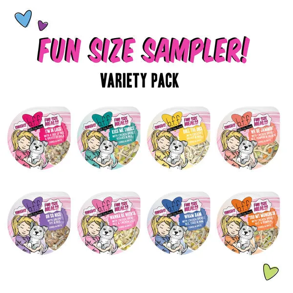 Weruva BFF Meals Fun Size Sampler! Variety Pack Dog Wet Food (2.75 Oz - 8pk)