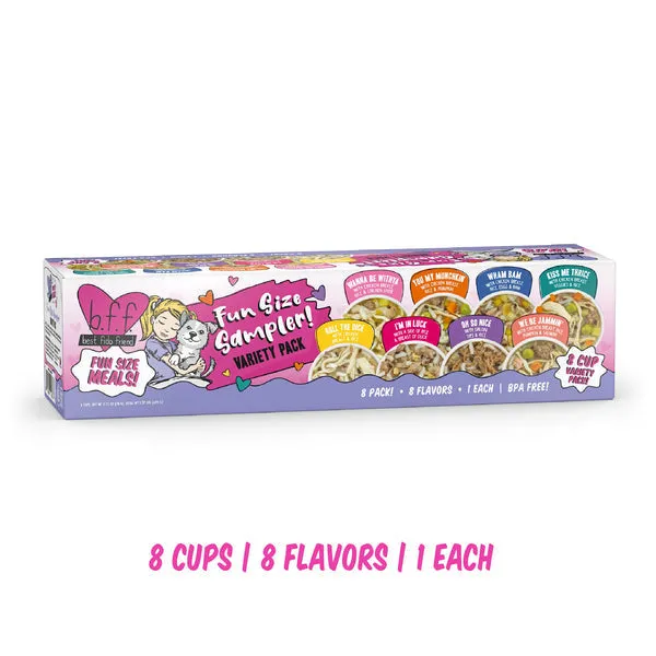 Weruva BFF Meals Fun Size Sampler! Variety Pack Dog Wet Food (2.75 Oz - 8pk)